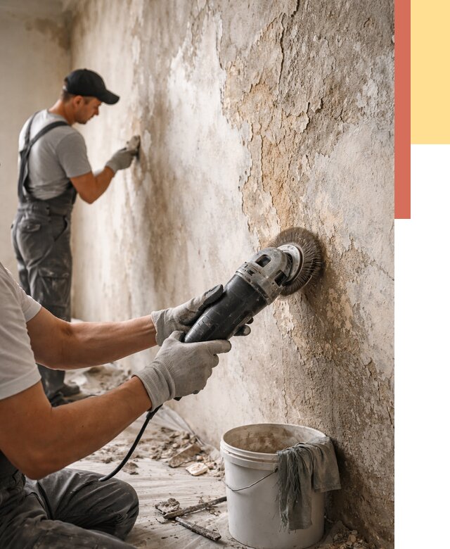 Снятие и удаление краски со стен в Новоалтайске от 2147 руб. — ОТДЕЛОЧНИК-Нвл