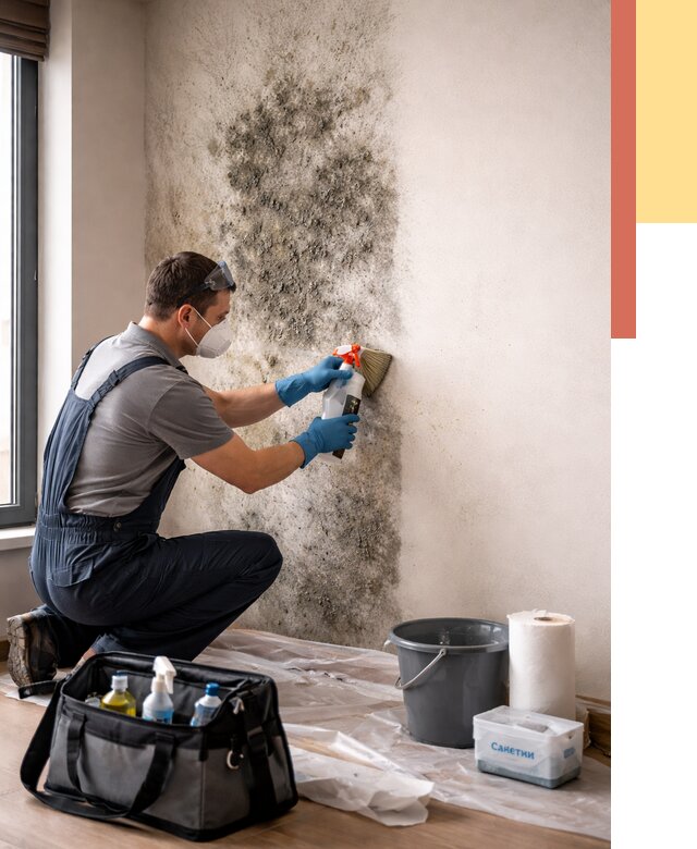 Удаление плесени со стен в Новоалтайске от 2198 руб. — быстро и недорого | ОТДЕЛОЧНИК-Нвл