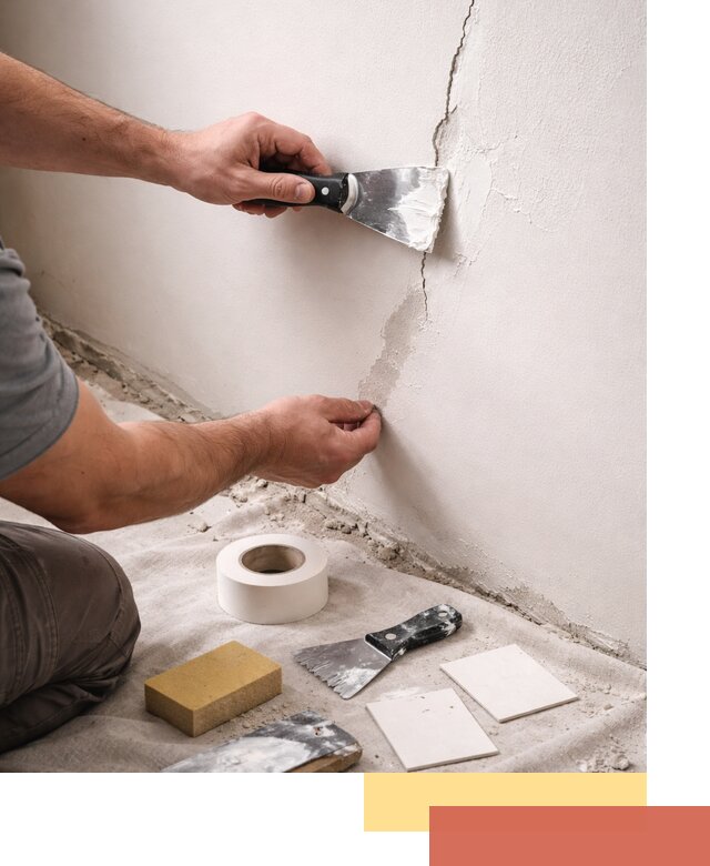 Заделка трещин и сколов в стенах и потолках в Новоалтайске