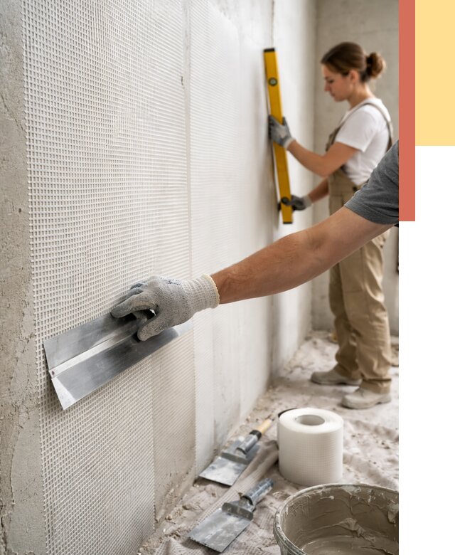 Армирование стен стеклосеткой в Новоалтайске от 3272 руб. под ключ | ОТДЕЛОЧНИК-Нвл