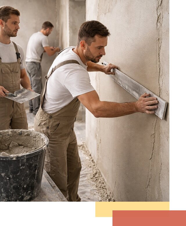 Штукатурка стен без маяков в Новоалтайске быстро и качественно