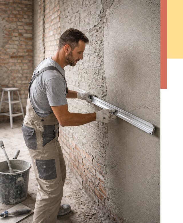 Штукатурка кирпичных стен в Новоалтайске от 4601 руб/м2 — быстро и недорого | ОТДЕЛОЧНИК-Нвл