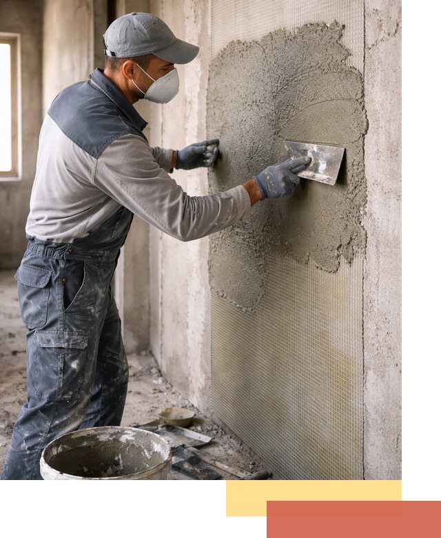 Штукатурка стен по сетке в Новоалтайске под ключ качественно и быстро