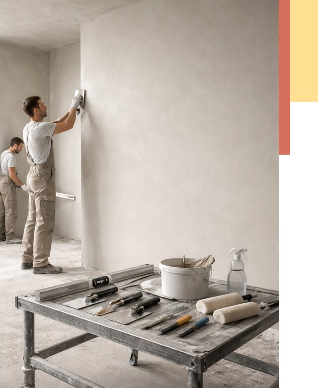 Штукатурка стен под покраску в Новоалтайске от 4601 руб./м² — качественно и недорого | ОТДЕЛОЧНИК-Нвл