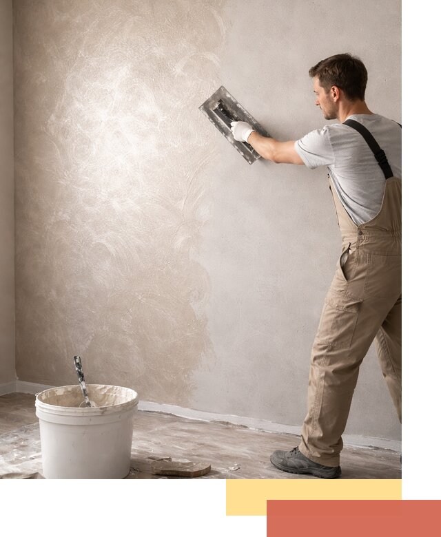 Декоративная штукатурка «Мокрый шелк» под ключ в Новоалтайске