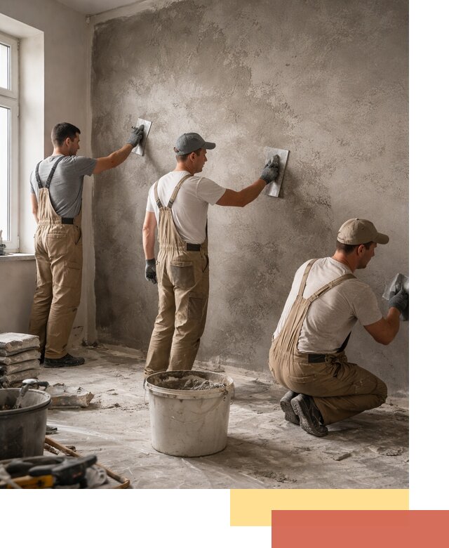 Декоративная штукатурка под бетон в Новоалтайске для стен и потолков
