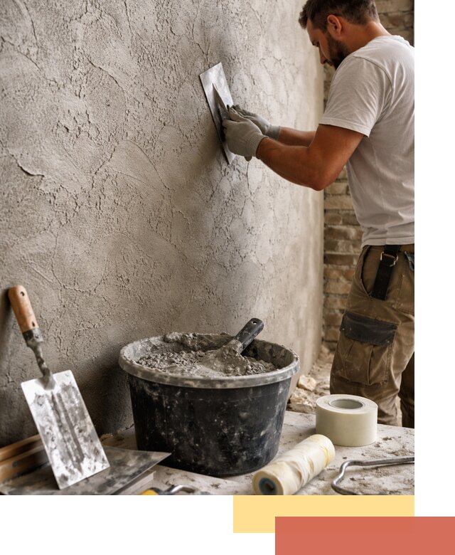 Декоративная штукатурка лофт в Новоалтайске — отделка стен и потолков