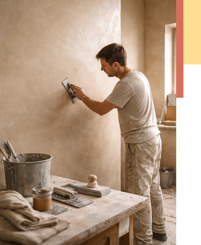 Марокканская штукатурка таделакт в Новоалтайске под ключ от 4294 руб. | ОТДЕЛОЧНИК-Нвл