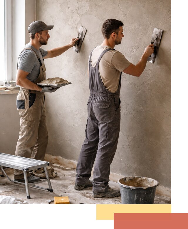 Ремонт декоративной штукатурки и восстановление фактуры в Новоалтайске