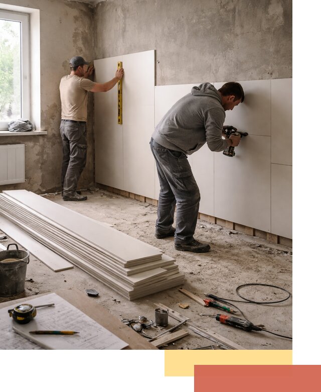 Монтаж ПВХ панелей на стены в Новоалтайске качественно и быстро