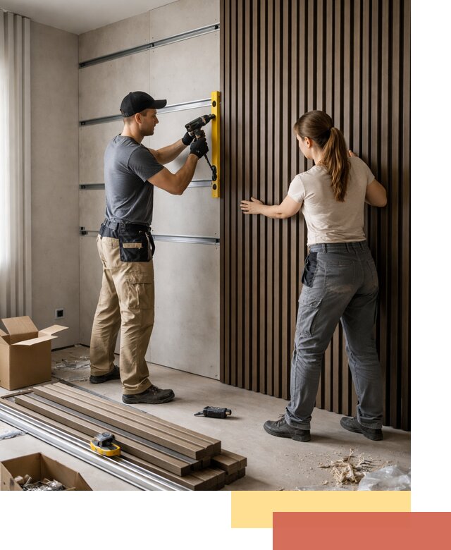 Монтаж реечных панелей на стены в Новоалтайске