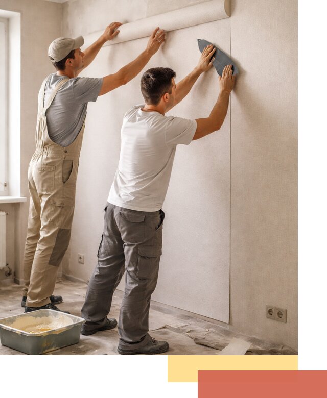 Поклейка виниловых обоев в Новоалтайске профессионально и качественно