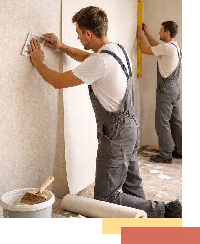 Поклейка бумажных обоев в Новоалтайске качественно и недорого