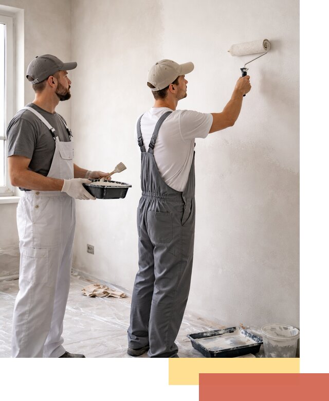 Покраска стен водоэмульсионной краской в Новоалтайске