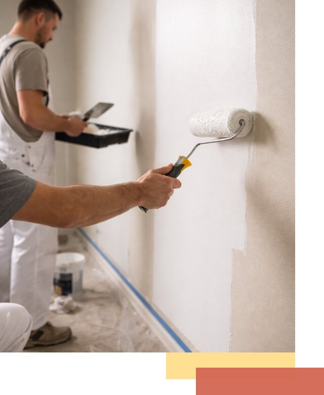 Покраска стен акриловой краской профессионально в Новоалтайске