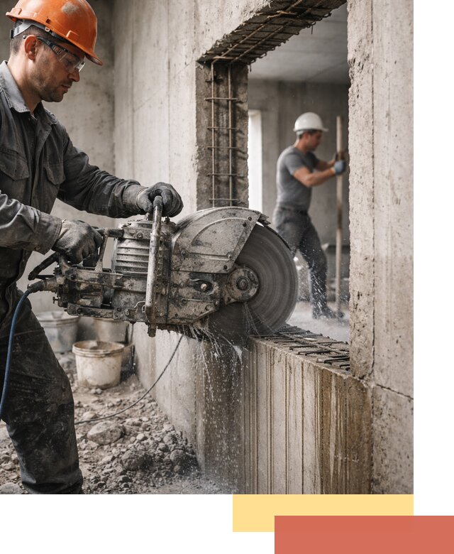 Алмазная резка проемов в Новоалтайске быстро и точно