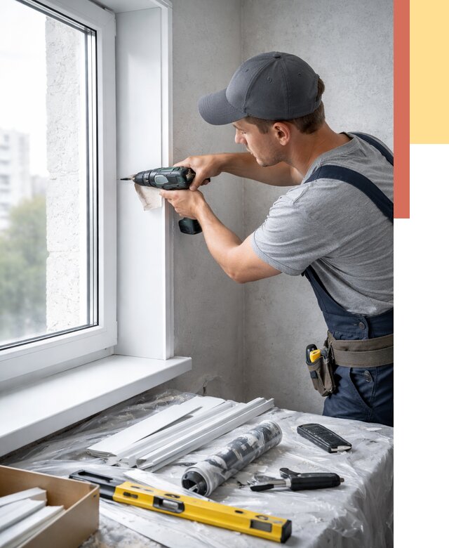 Установка пластиковых откосов в Новоалтайске от 2300 руб. | ОТДЕЛОЧНИК-Нвл монтаж, быстро и недорого