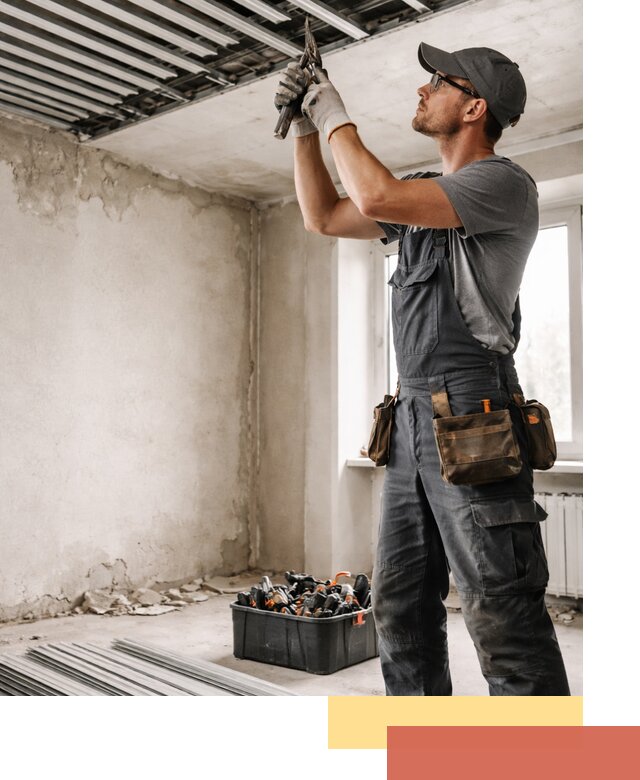 Демонтаж реечного потолка в Новоалтайске быстро и аккуратно