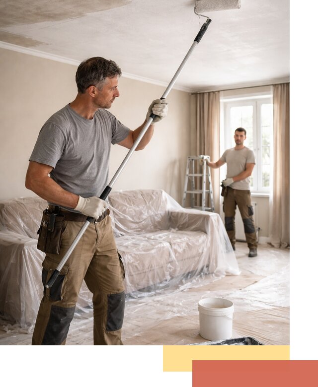 Грунтовка потолка в Новоалтайске — подготовка под покраску и отделку