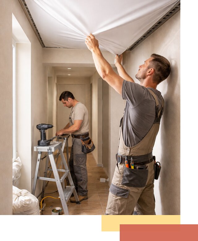 Монтаж натяжного потолка в прихожей в Новоалтайске