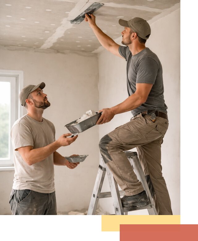 Шпаклевка потолка из гипсокартона в Новоалтайске качественно и быстро