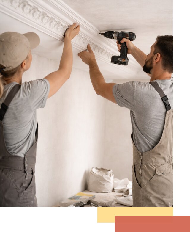 Профессиональный монтаж лепнины на потолок в Новоалтайске