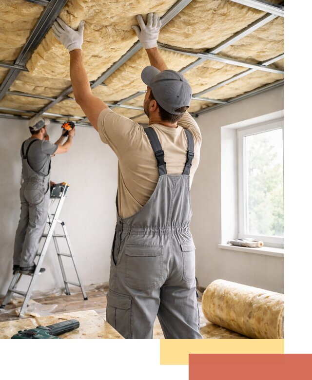 Утепление потолка под ключ в Новоалтайске качественно и быстро