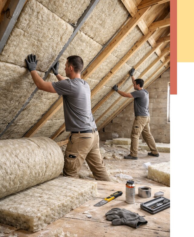 Утепление потолка минватой в Новоалтайске от 1482 руб. — быстро и недорого | ОТДЕЛОЧНИК-Нвл